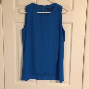 Blue Sleeveless Top